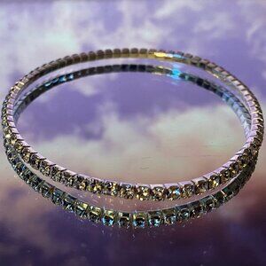 Crystal Rhinestone Stretch Ankle Bracelet / Chain - NEW
